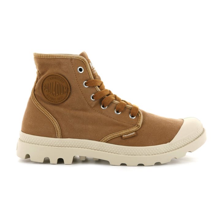 Palladium Pampa Hi Men\'s Boots Brown | UK A519-IOJ